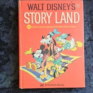 Vintage Children's Book A GOLDEN Book Walt Disney's Story Land